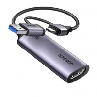 Thiết bị ghi hình HDMI to Type C / USB 3.0 2K@30Hz Ugreen 15389 CM629